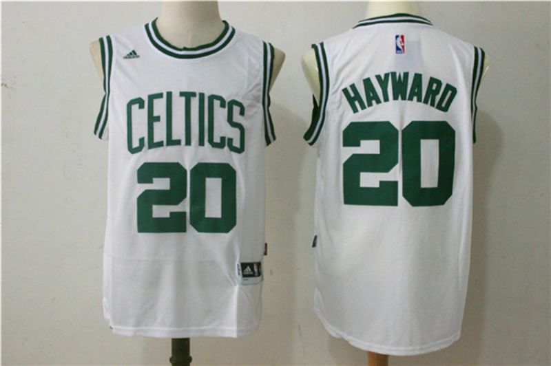Men Boston Celtics #20 Hayward White NBA Jerseys
